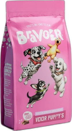 Bravoer Geperst Buitengewoon Ondeugend Puppy 10 kg
