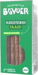 Bravoer Vleesstickies Paard 200 gram
