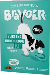 Bravoer Krokant Bliksems Ondeugende Kip Puppy 4 kg