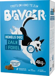 Bravoer Krokant Hemels Duo Zalm & Forel 4 kg