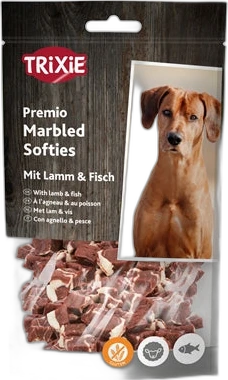 Trixie Premio Hond Marbled Softies Lam & Vis 100 gram