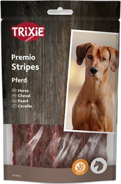 Trixie Premio Hond Stripes Paard 100 gram Trixie Premio Hond Stripes Paard 100 gram