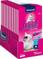 Vitakraft Kat Liquid Snack Zalm & Omega-3 6x15 gram