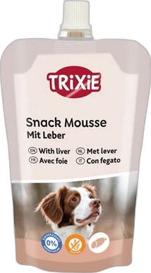 Trixie Hondensnacks Snack Mousse Lever 200 gram Trixie Hondensnacks Snack Mousse Lever 200 gram