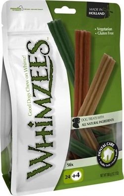 Whimzees Stix Small 24+4 stuks 360 gram