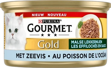 Gourmet Gold Malse Lekkernijen Zeevis 85 gram