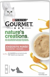 Gourmet Nature's Creations Exquisite Purée Zalm 5x10 gram Gourmet Nature's Creations Exquisite Purée Zalm 5x10 gram
