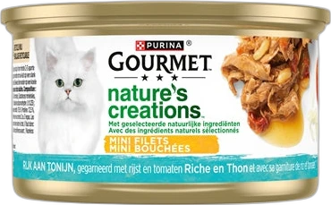 Gourmet Nature's Creations Mini Filets Tonijn 85 gram