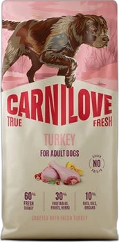 Carnilove Hond True Fresh Adult Kalkoen 12 kg
