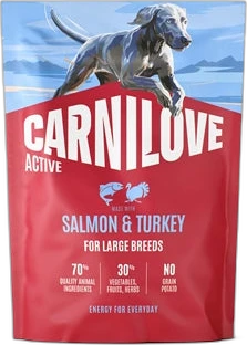 Carnilove Hond Active Large Breed Zalm & Kalkoen 1,5 kg