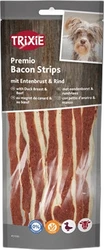 Trixie Premio Hond Bacon Strips Eend & Rund 80 gram