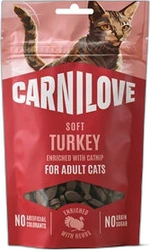 Carnilove Kat Snacks Soft Kalkoen & Catnip 50 gram