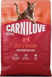 Carnilove Kat Active Sterilised Rund & Hert 2 kg
