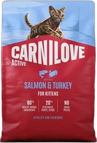 Carnilove Kat Active Kitten Zalm & Kalkoen 6 kg