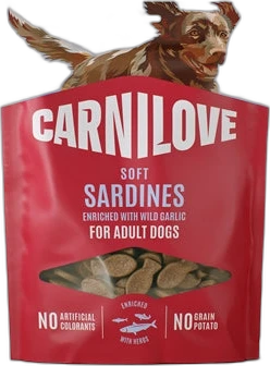 Carnilove Hond Soft Snack Sardine & Wilde Knoflook 200 gram