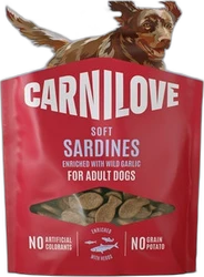 Carnilove Hond Soft Snack Sardine & Wilde Knoflook 200 gram Carnilove Hond Soft Snack Sardine & Wilde Knoflook 200 gram