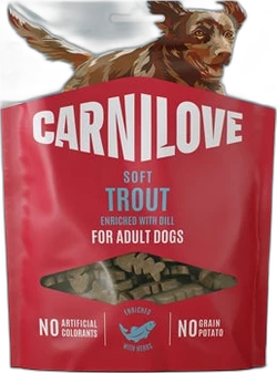 Carnilove Hond Soft Snack Forel & Dille 200 gram
