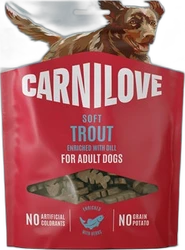 Carnilove Hond Soft Snack Forel & Dille 200 gram Carnilove Hond Soft Snack Forel & Dille 200 gram