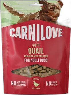 Carnilove Hond Soft Snack Kwartel & Oregano 200 gram