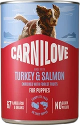 Carnilove Hond Natvoer Puppy Kalkoen & Zalm 400 gram