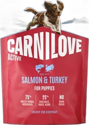 Carnilove Hond Active Puppy Zalm & Kalkoen 4 kg Carnilove Hond Active Puppy Zalm & Kalkoen 4 kg
