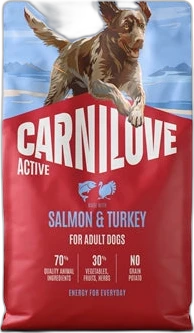 Carnilove Hond Active Adult Zalm & Kalkoen 4 kg