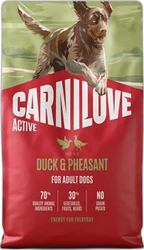 Carnilove Hond Active Adult Eend & Fazant 4 kg