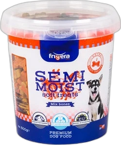 Frigera Semi Moist Treats Mix Bones 500 gram