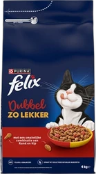 Felix Dubbel Zo Lekker Droogvoer Rund & Kip 4 kg Felix Dubbel Zo Lekker Droogvoer Rund & Kip 4 kg