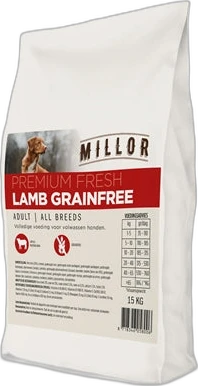 Millor Premium Fresh Adult Lamb Grainfree 15 kg