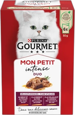 Gourmet Mon Petit Duo Vlees 6x50 gram