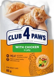 Club 4 Paws Kat Premium Adult Kip in Gelei 85 gram