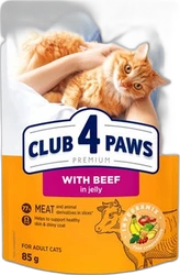 Club 4 Paws Kat Premium Adult Rund in Gelei 85 gram