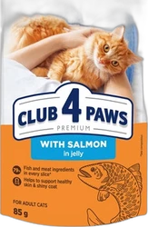 Club 4 Paws Kat Premium Adult Zalm in Gelei 85 gram