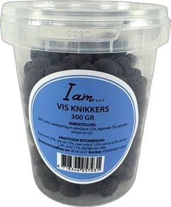 I Am Hondensnacks Vis Knikkers 300 gram