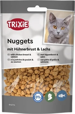 Trixie Kattensnacks Nuggets Kip & Zalm 50 gram