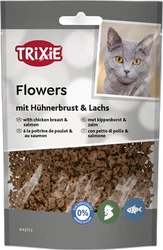 Trixie Kattensnacks Flowers Kip & Zalm 50 gram