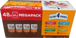 Club 4 Paws Kat Premium Megapack 48x85 gram
