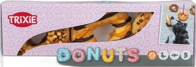 Trixie Hondensnacks Donuts Eend, Kip & Kabeljauw 3x55 gram Trixie Hondensnacks Donuts Eend, Kip & Kabeljauw 3x55 gram