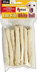 Antos Hondensnacks Rawhide White Roll 225 gram