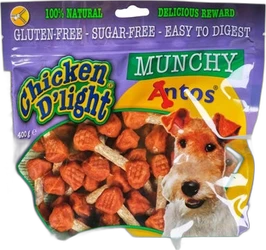 Antos Hondensnacks Chicken D'light Munchy 400 gram