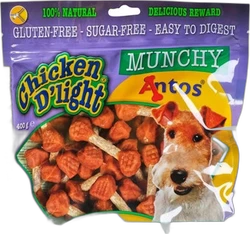 Antos Hondensnacks Chicken D'light Munchy 400 gram