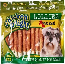 Antos Hondensnacks Chicken D'light Lollies 400 gram