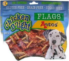 Antos Hondensnacks Chicken D'light Flags 300 gram