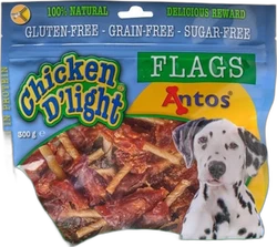 Antos Hondensnacks Chicken D'light Flags 300 gram