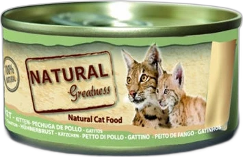 Natural Greatness Kat Natvoer Kitten Kip 70 gram Natural Greatness Kat Natvoer Kitten Kip 70 gram