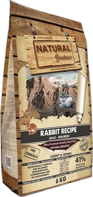 Natural Greatness Hond Droogvoer Rabbit Light & Fit 6 kg