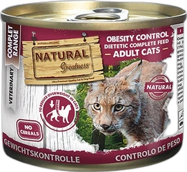 Natural Greatness Kat Veterinary Diet Obesity Control Natvoer 200 gram Natural Greatness Kat Veterinary Diet Obesity Control Natvoer 200 gram