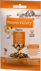 Nature's Variety Hondensnacks Freeze Dried Toppers Kip 15 gram