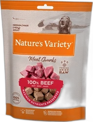 Nature's Variety Hondensnacks Freeze Dried Chunks Rund 50 gram